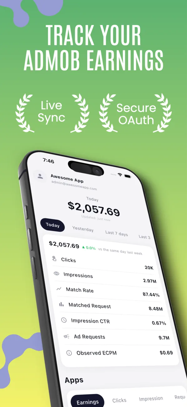 AdRev screenshot
