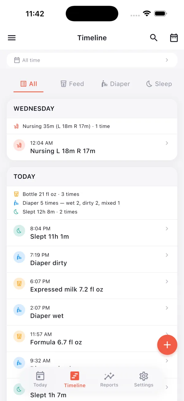 Baby Tracker screenshot