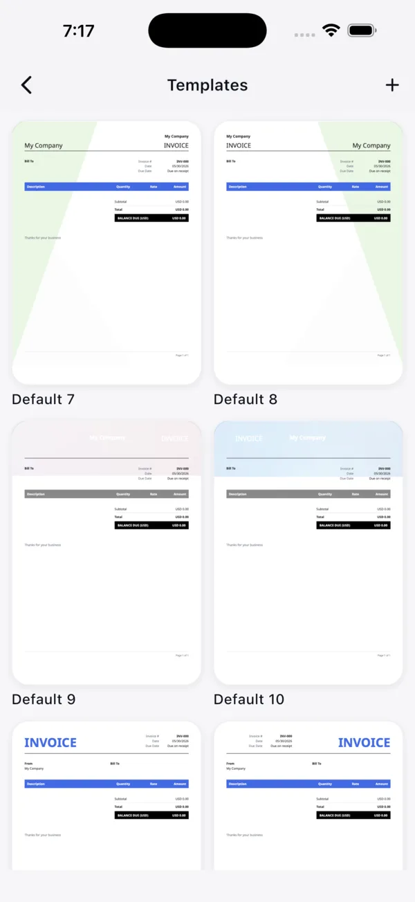 Invoice Master screenshot 2