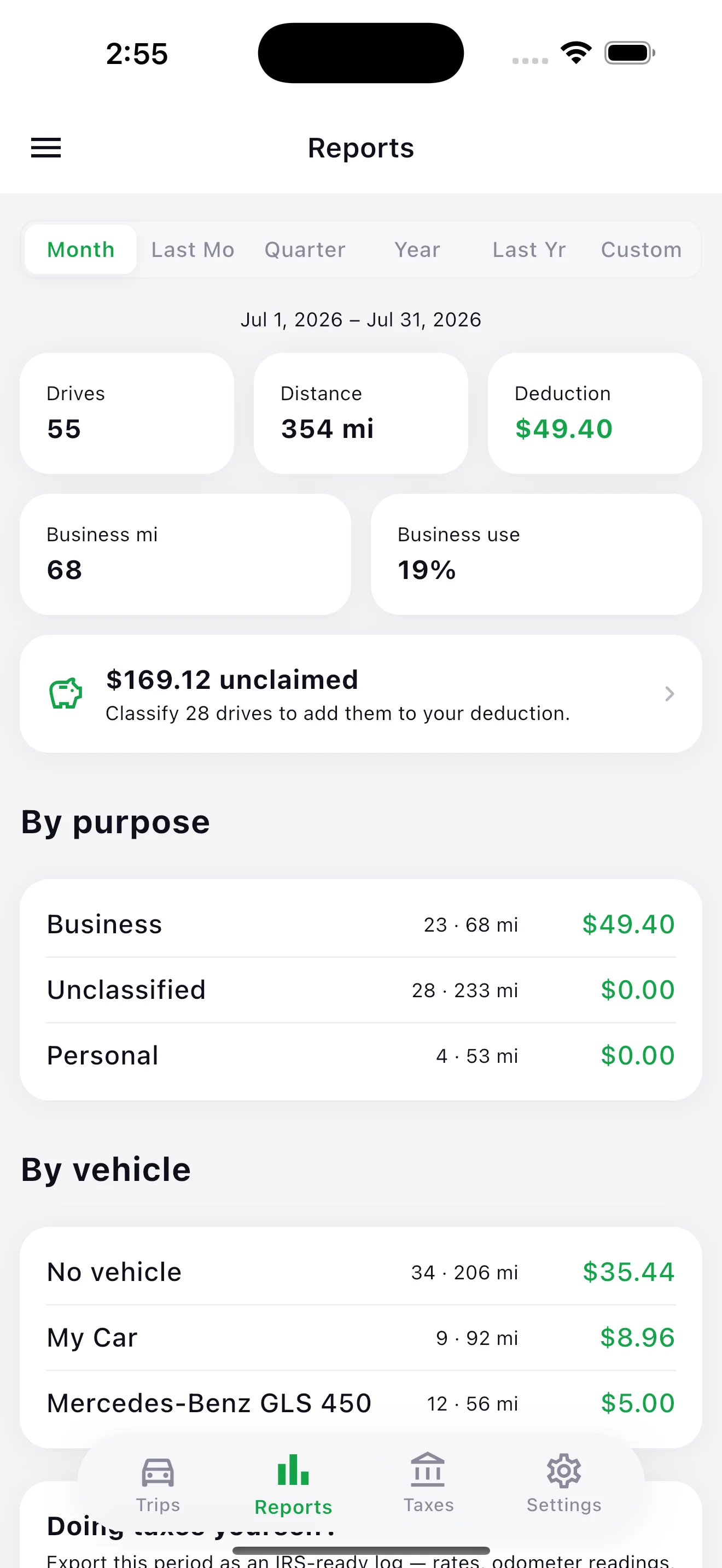 Mile screenshot 2