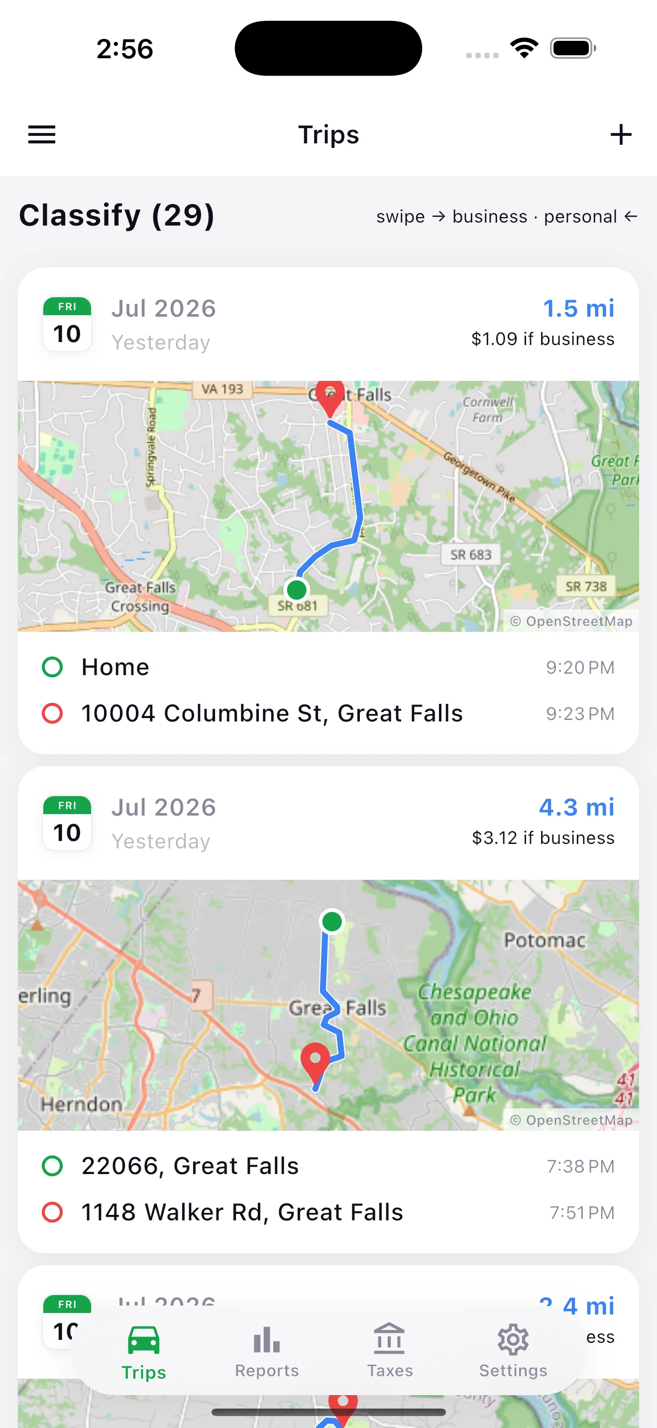 Mile screenshot 4